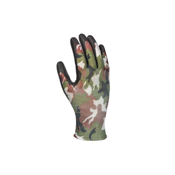 Перчатки 4598 трикотажные с полиуретановым покрытием милитари D-Flex(4598)