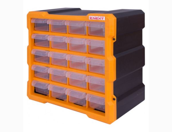 Органайзер e.toolbox.pro.18, 20-секционный 267x157x262мм E.Next(t011018)