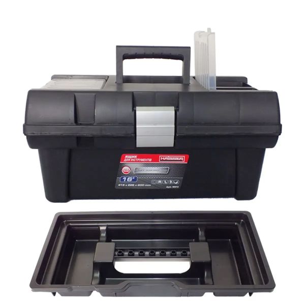 Ящик для інструменту 16" Semi Profi Alu 415*226*200 Haisser 90014(90014)