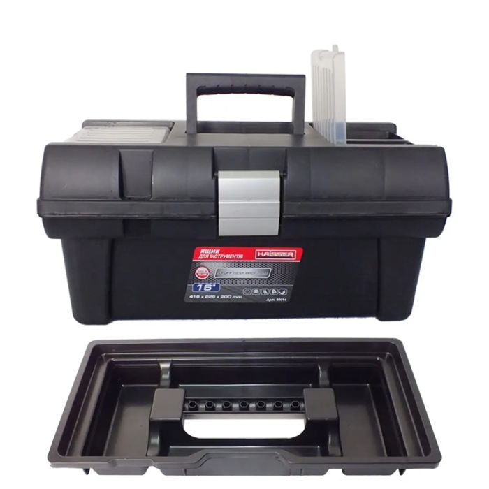 Ящик для інструменту 16" Semi Profi Alu 415*226*200 Haisser 90014(90014)