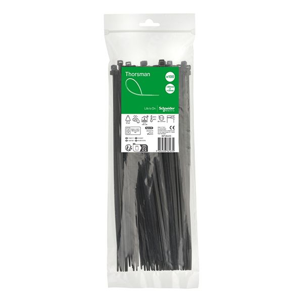 Хомут кабельный IMT46420 300*4,8 чорний 100шт/уп Schneider Electric(IMT46420)