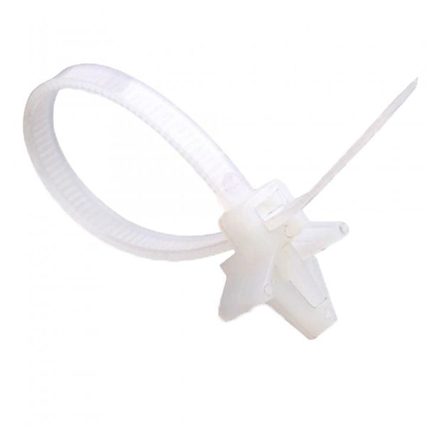 Хомут монтажный TAKEL с крепежной головкой  3х110 (2,5х110мм) (100шт)(502286)