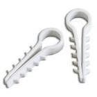 Дюбель-ялинка (затискач) 20мм під кругл. каб. (100шт/пак)