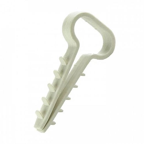 Дюбель-ялинка (затискач) 8мм під ПЛОСК. каб. (100шт/пак) ZIPLEX