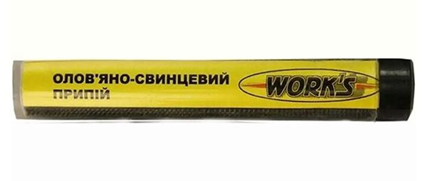 Припой ПОС-60 15г, d=1,5 мм Works, W15015(31046)