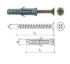 Дюбель Zubr 12/8*60