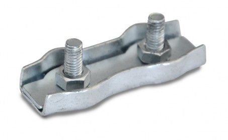 Зажим для троса двойной М4 оцинк.(duplex 4)