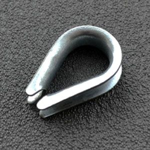 Коуш для стальных канатов 3 мм. оцинк. APRO
