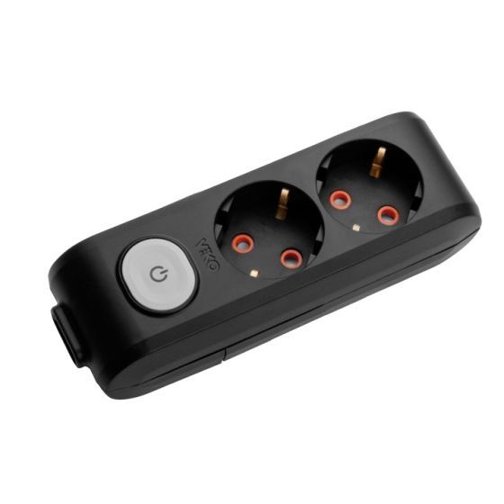 Касета MULTI-LET 2П з з/к з кнопкою VI-KO 90138200 чорна(90138200)