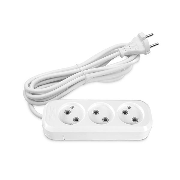 Подовжувач мережевий 3П без з/к 3м білий TF-ES310-3W TITANUM STANDARD(TF-ES310-3W)