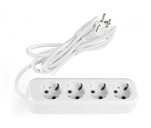 Подовжувач мережевий 4П с з/к 3м білий TF-ES416G-3W TITANUM STANDARD(TF-ES416G-3W)
