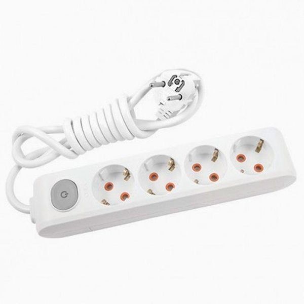 Удлинитель MULTI-LET 4П 3метра с з/к с кнопкой VI-KO 90118403(90118403)