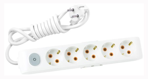 Удлинитель MULTI-LET 5П 3метра с з/к с кнопкой VI-KO 90118503(90118503)