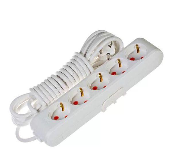 Удлинитель MULTI-LET 5П 5метров с з/к VI-KO 90114505(90114505)