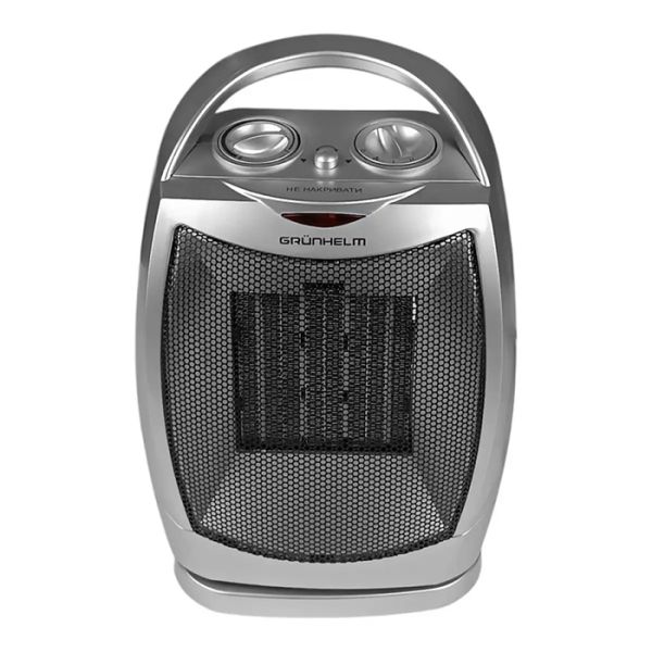 Тепловентилятор керамічний GRUNHELM PTC-905A (750/1500Вт)(60101)