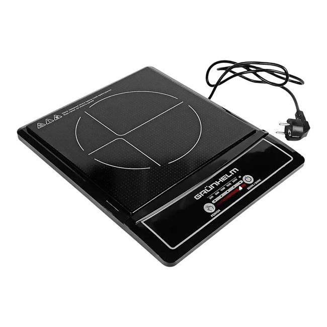 Індукційна плита GI-909/220В, 2,0кВт, 5 рівнів GRUNHELM(121456)