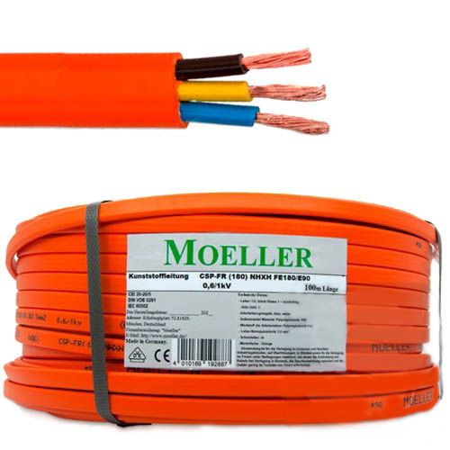 H05VVH2-F 3G2,5 (ШВВП 3*2,5) mm2 Moeller Germany(164331)