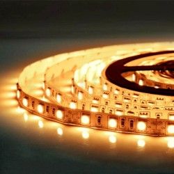 Стрічка світлодіодна SMD S5050-60WW(W) LED 12W(60LED)/m IP65 теплий білий