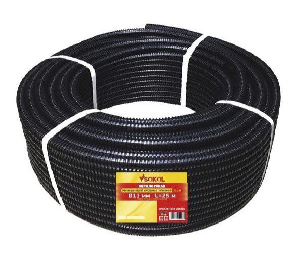 М/р в ПВХ ізоляції 1/4 (11мм) з протяжкою d=11мм, 25м SOKOL(68678)