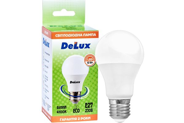 Лампа LED DELUX BL60 12W 4100К 230 V E27 90011750(90020466)