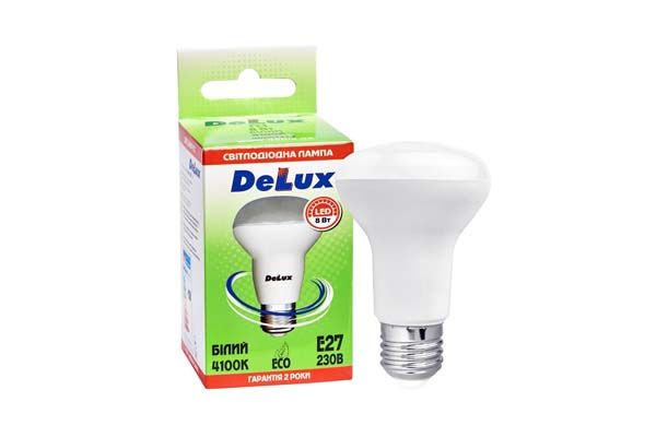 Лампа LED DELUX FC1 R63 8W 4100K 230V E27(90011815)
