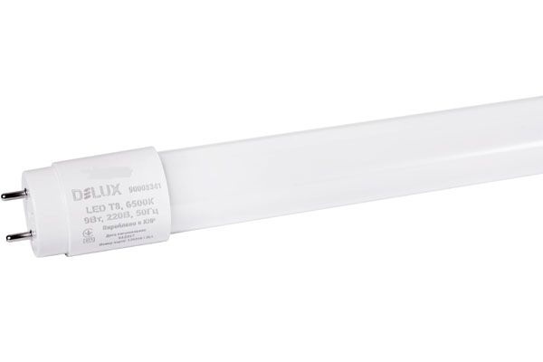Лампа LED DELUX FLE-002 T8 9W 4000K 220V G13 скло 90008340(90008340)