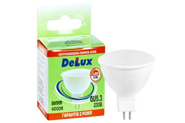 Лампа LED DELUX JСDR 230V 5Вт 2700К GU5.3(90001292)