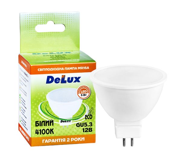 Лампа LED DELUX MR16А 7W 4100K 12V GU5.3(90021252)