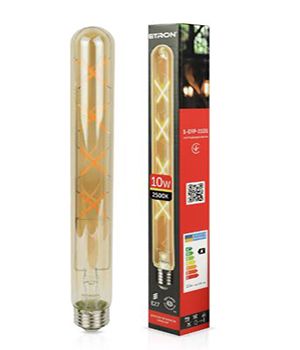 Лампа ETRON Filament Power 10W 2500К E27 Т30 1-EFP-1101 прозоре скло(1-EFP-1101)