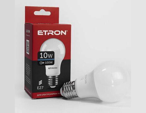 Лампа ETRON Light Power 10W 6500K E27 A60 1-ELP-094(1-ELP-094)