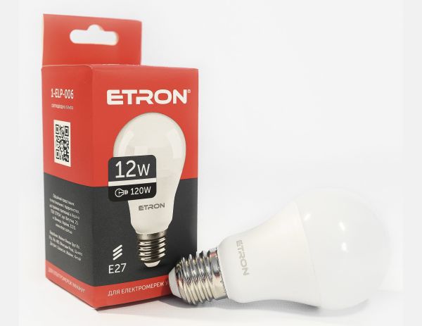 Лампа ETRON Light Power 12W 4200K E27 A60 1-ELP-006(1-ELP-006)