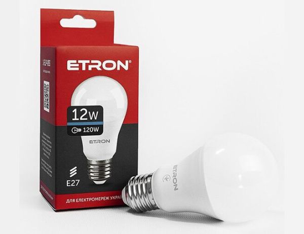 Лампа ETRON Light Power 12W 6500K E27 A60 1-ELP-093(1-ELP-093)