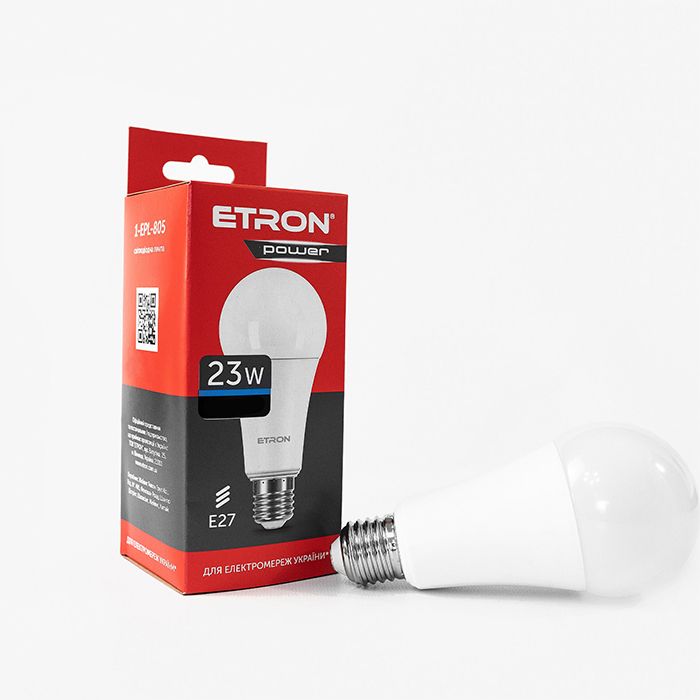 Лампа ETRON Light Power 23W 6500K E27 A67 1-ELP-805(1-EPL-805)