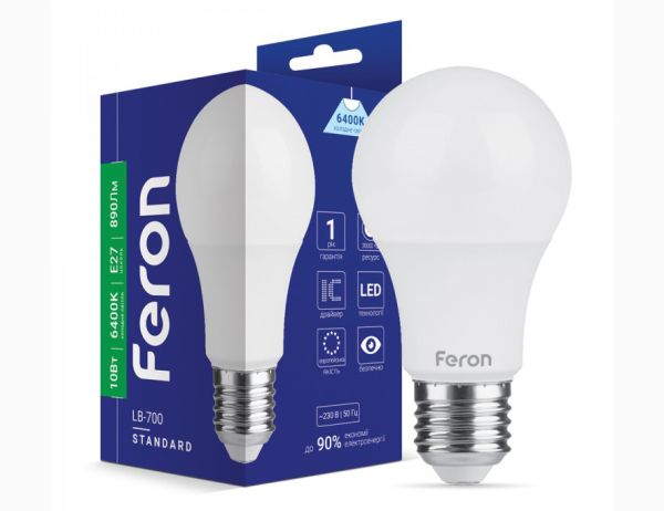 Лампа Feron 15W 4000K E27 A60 LB-705(01755)
