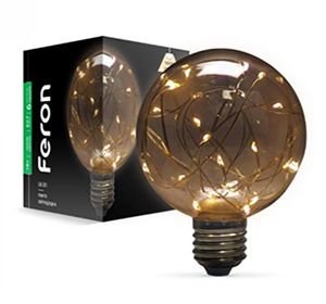 Лампа Feron 1W 2700K E27 G80 LB-381(41675)