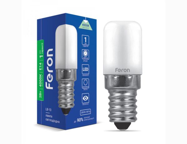 Лампа Feron 2W 4000K E14 T26 LB-10(01617)