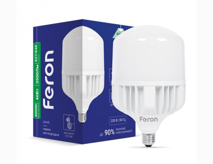 Лампа Feron 40W 4000K E27-E40 LB-65(25824)