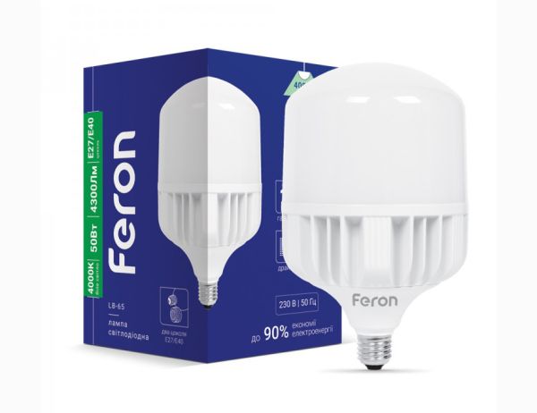 Лампа Feron 50W 4000K E27-E40 LB-65(25825)