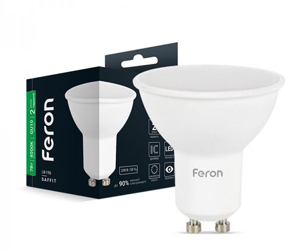 Лампа Feron 7W 4000K GU10 MR16 LB-196(25817)