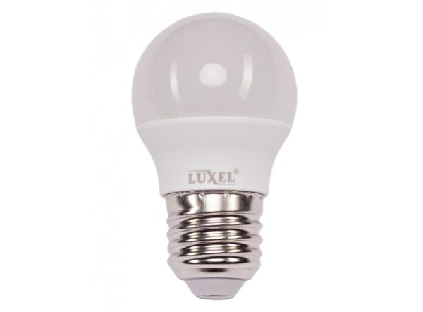 Лампа LUXEL LED 7w Е27 3000К (050-H) куля(050-H)
