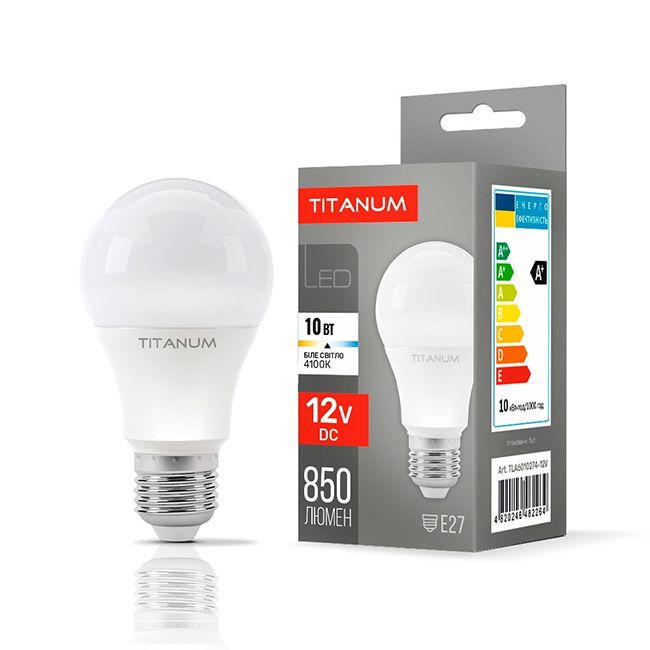 Лампа LED TITANUM A60 10W E27 4100K 12V TLA6010274-12V(TLA6010274-12V)
