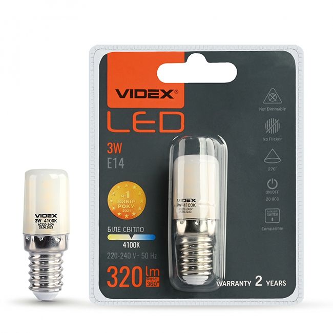 Лампа LED VIDEX ST25e 3W E14 4100K Е14 VL-ST25e-03144(VL-ST25e-03144)