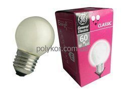 Лампа накал. ДШ GE 60Вт Е14 мат БЕЗ ГАРАНТІЇ!!!(96935)