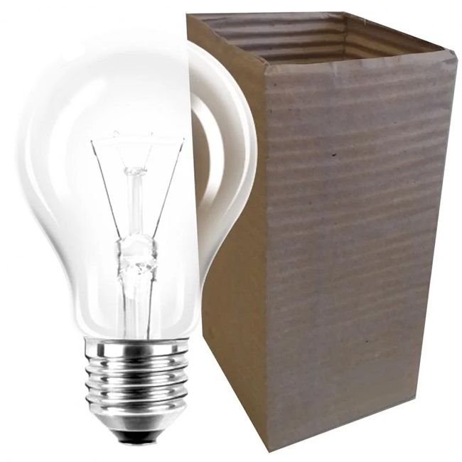 Лампа розжарювання Б100W Е27 (100шт/ящ) гофра(Б230-100-11)