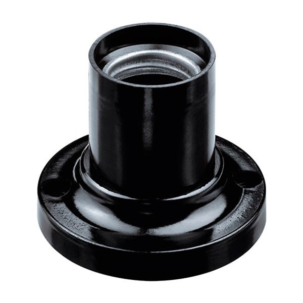 Патрон карболітовий Е27 з прямим фланцем (Е27ФпП-01)(Е27ФпП-01)