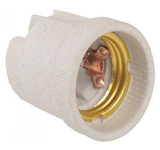 Патрон керамічний Е27 підвісний Пкр27-04-К43 ІЕК(EPC10-04-01-K01)