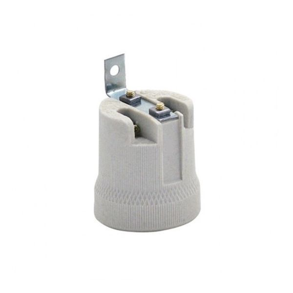 Патрон керамічний з лапкой HOROZ E27 094-003-0003(E27 094-003-0003)