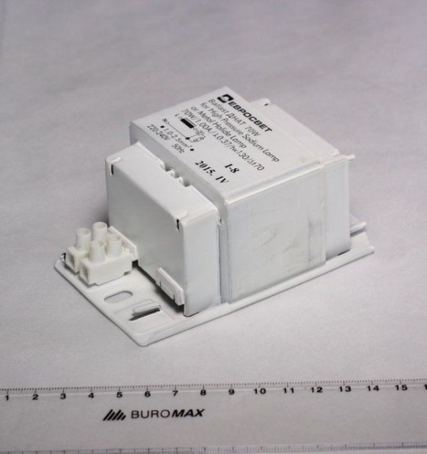 Баласт ЄВРОСВІТЛО ДНАТ/МГЛ 70Вт(000036460)
