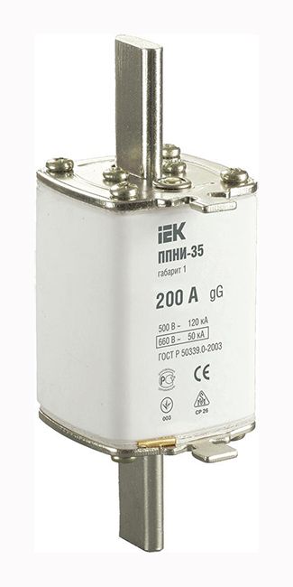 Запобіжник ППНИ-35, габарит 1, 200А ІЕК(DPP30-200)