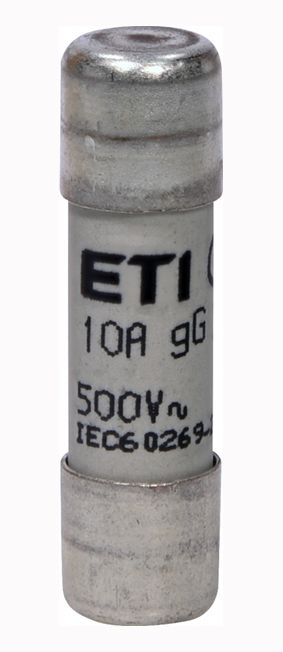 Запобіжник CH 10х38 gG 10A, 500V ETI(2651017)